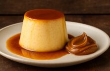 Flan con Dulce de Leche en www.saborymate.com