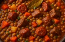 Guiso de Lentejas de Argentina - Receta de SaborYMate.com