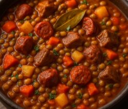 Guiso de Lentejas de Argentina - Receta de SaborYMate.com