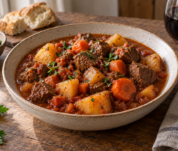 Estofado de carne con papas