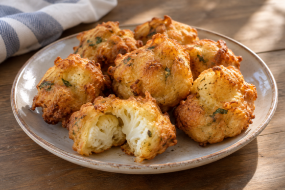 Buñuelos de coliflor