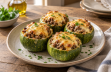 Zapallitos rellenos de carne