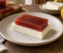 Postre vigilante de queso y membrillo
