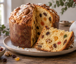 Pan dulce argentino con frutas