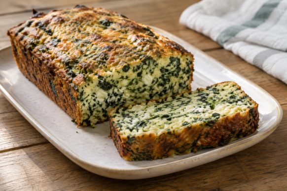 Budín de espinaca y ricota