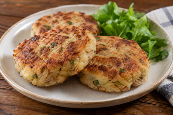 Tortitas de atún y papa