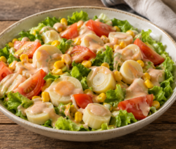 Ensalada de palmitos y salsa golf