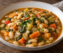 Guiso de porotos blancos y verduras