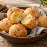 Chipá casero de queso dorado con miga tierna