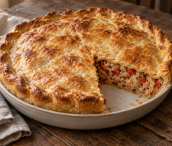 Tarta de atún y pimientos