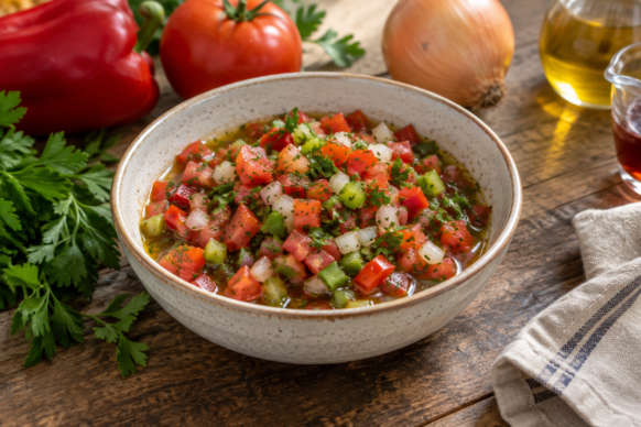 Salsa criolla para asado