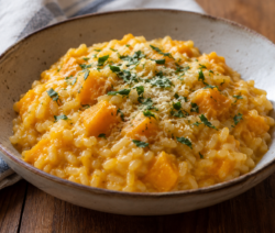 Arroz cremoso de zapallo