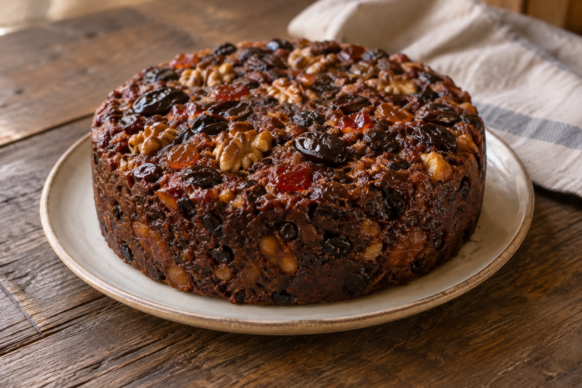 Torta negra galesa casera