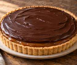 Tarta de chocolate y dulce de leche