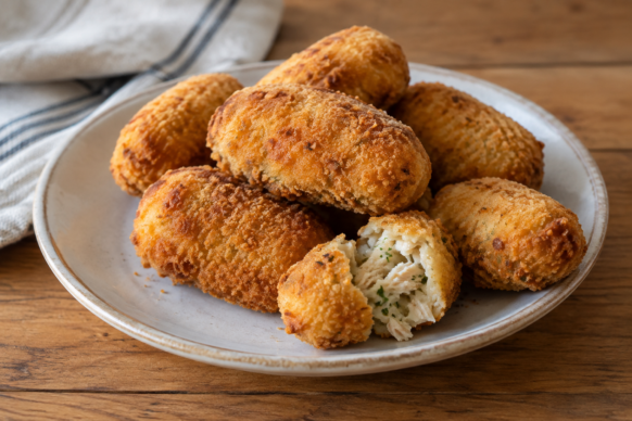 Croquetas de pollo caseras
