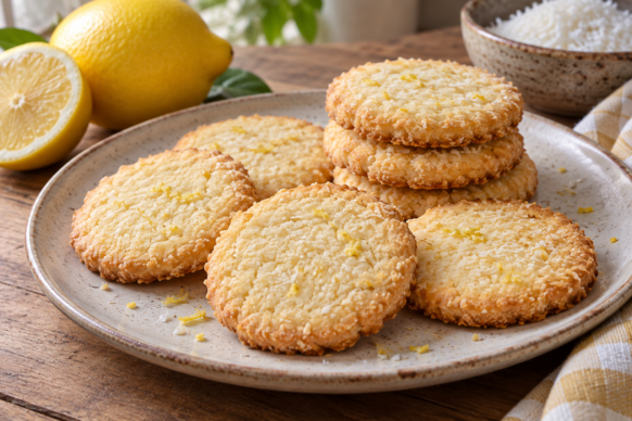 Galletitas de coco y limón