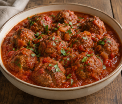 Albóndigas de carne en salsa