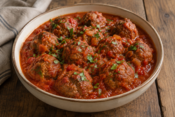 Albóndigas de carne en salsa
