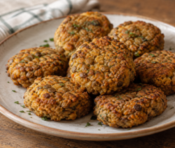 Croquetas de lentejas al horno