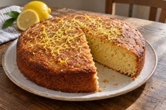 Torta de aceite y limón