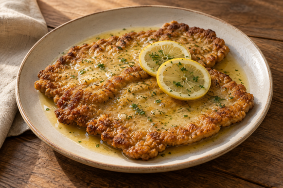 Escalopes de ternera al limón