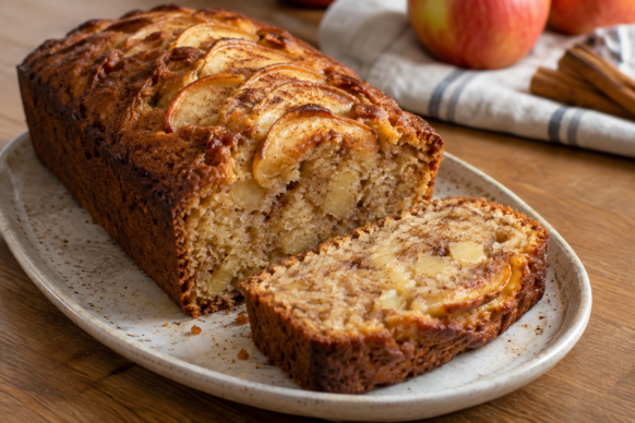 Budín de manzana y canela