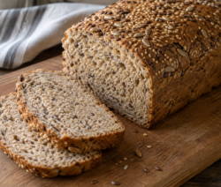 Pan de molde integral con semillas