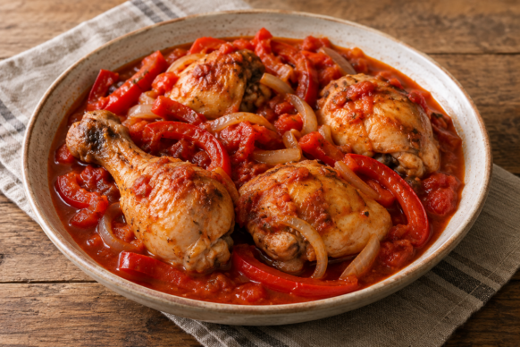 Pollo a la portuguesa
