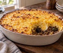 Pastel de choclo con carne