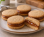 Alfajores de avena y dulce de leche