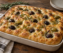 Focaccia de romero y aceitunas