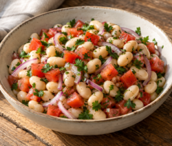 Ensalada de porotos a la provenzal