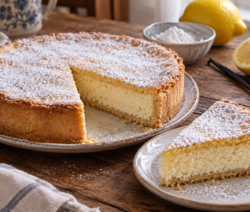 Torta de ricota con masa casera