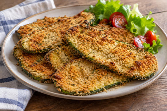 Milanesas de zucchini al horno