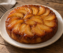Torta invertida de manzana