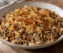 Arroz con lentejas y cebolla dorada